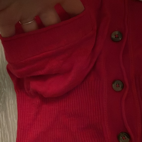 Hot pink cardigan Small - Picture 3 of 8